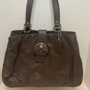 Coach Brown Leather Soho Purse